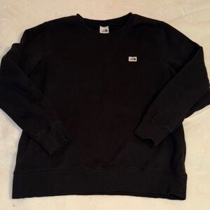 The North Face Black Crewneck Sweatshirt small logo